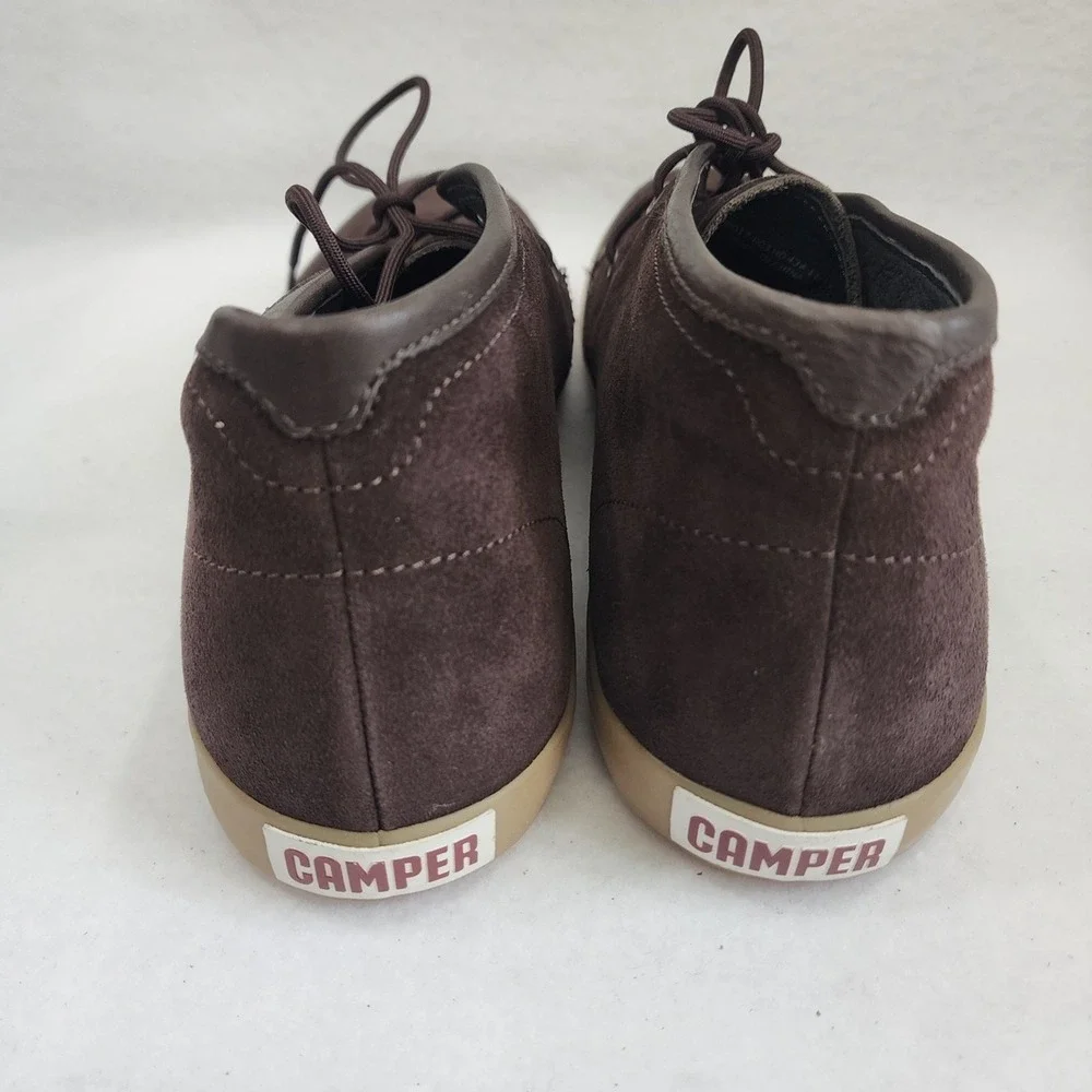 Camper Pursuit K300017-003 Mens 43 Ankle Boots Brown Suede Lace Up Chukka Boots